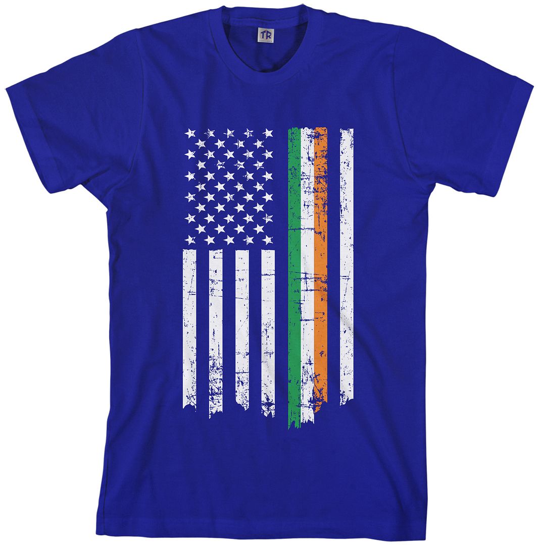 irish american flag t shirt